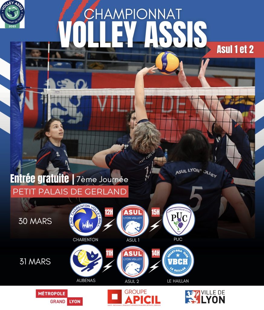 7e journée – volley assis  – 4